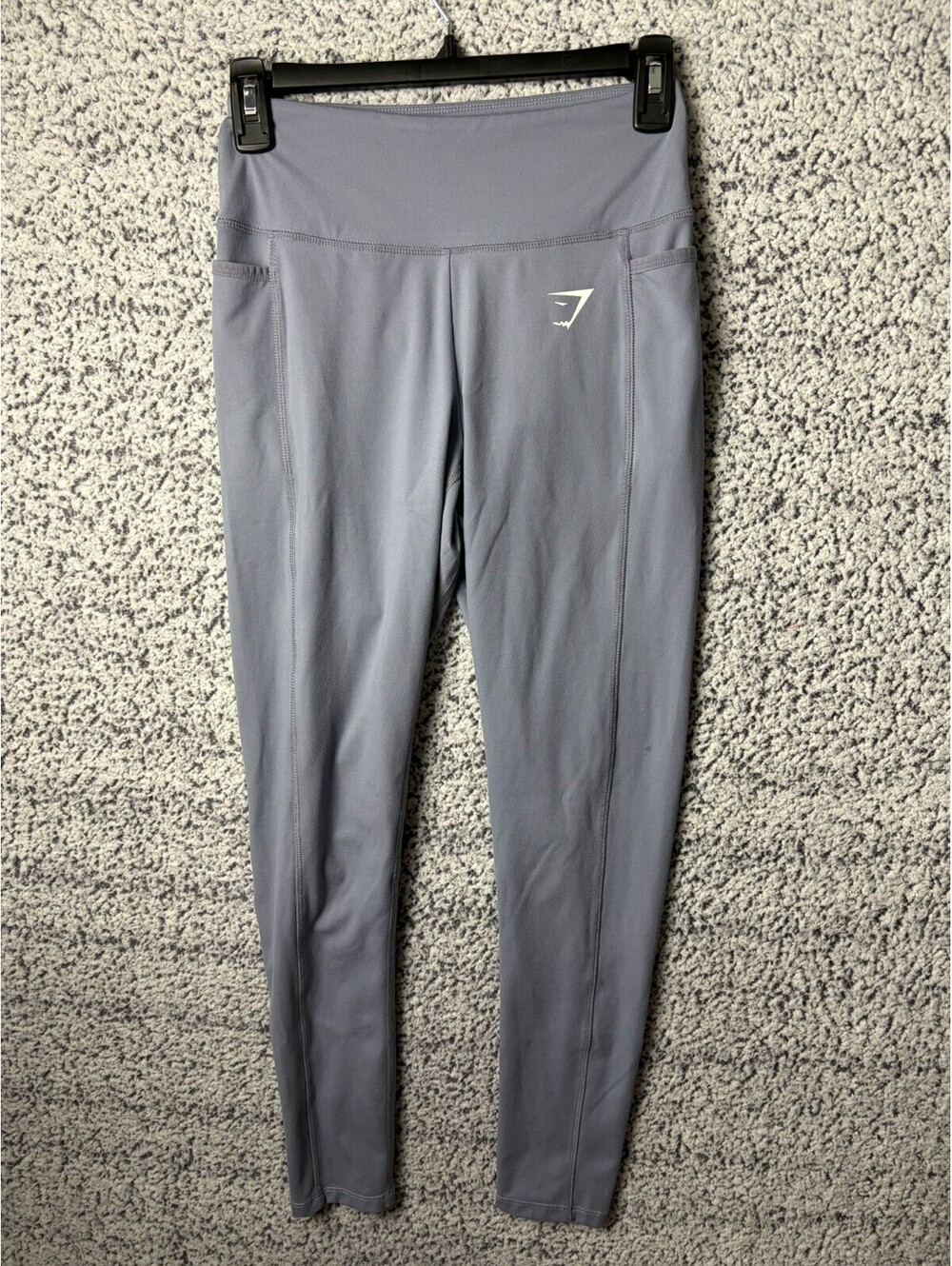 Gymshark Women’s Leggings Gray High Waist Side Pockets XS/S Estimated